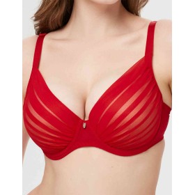 Бюстгальтер с формованной чашкой Milavitsa 127650 рубин/нюд, Цвет: рубин/нюд, Размеры: 80C