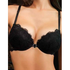 Бюстгальтер пуш-ап гелевый Mioocchi MATILDA 8100 nero, Цвет: nero (черный), Размеры: 85C