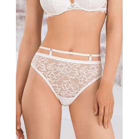 Кружевные трусики бразилиана Mioocchi MATILDA 8200 bianco, Цвет: bianco (белый), Размеры: M