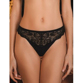 Трусики бразилиана Mioocchi MATILDA 8202 nero, Цвет: nero (черный), Размеры: 2XL