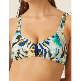 Верх от купальника без косточек Naturana 77049 OASIS OF THE SEAS, Цвет: синий/аква/морской, Размеры: 80B