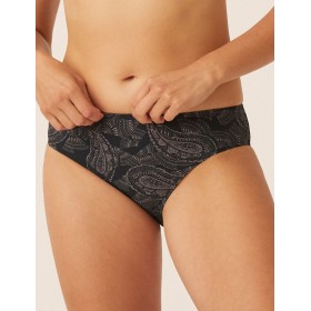 Плавки женские Naturana 78079 MONTEROSSO AL MARE черно-коричневый, Цвет: черно-коричневый, Размеры: XS