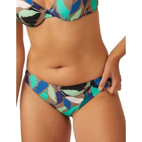 Плавки женские двусторонние Naturana 78034 LAKESIDE хаки/черный/бирюза, Цвет: хаки/черный/бирюза, Размеры: XL