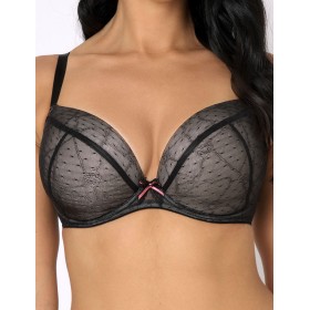 Бюстгальтер балконет Subtille KRISTI full cup черный, Цвет: черный, Размеры: 75C