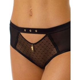 Трусы слипы Coquette Revue METALLIQUE 61122, Цвет: черный, Размеры: XS