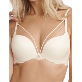 Гладкий бюстгальтер пуш-ап Esotiq ISLEY 40894 экрю, Цвет: экрю, Размеры: 75D
