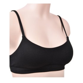 Хлопковый бюстгальтер топ Infiore 857 LAMBADA nero, Цвет: nero (черный), Размеры: 65B