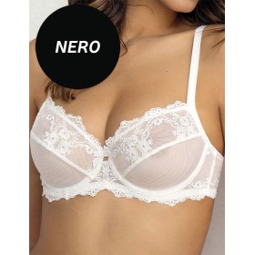 Бюстгальтер мягкий кружевной Sielei GLAM 1940 nero, Цвет: nero (черный), Размеры: 75B