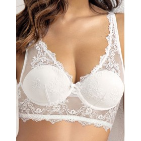 Кружевной бралетт на косточках Sielei GLAM 1944 bianco latte, Цвет: bianco latte (молочн, Размеры: 75B