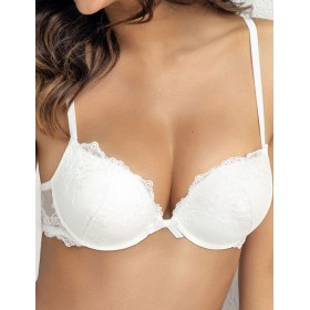 Бюстгальтер супер пуш-ап Sielei GLAM 1956 bianco latte, Цвет: bianco latte (молочный), Размеры: 75B