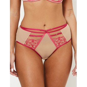 Трусы бразилиана Subtille DIAMOND brazilian, Цвет: телесный+розовый, Размеры: L