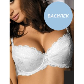 Бюстгальтер балконет пуш-ап VOVA SNEJANNA V54032 василек, Цвет: василек, Размеры: 75E