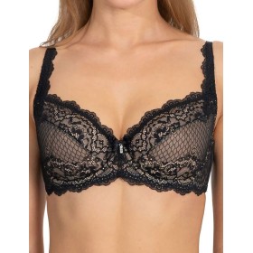 Бюстгальтер кружевной балконет Coquette Revue PANDORA 89121-18, Цвет: черный, Размеры: 80B