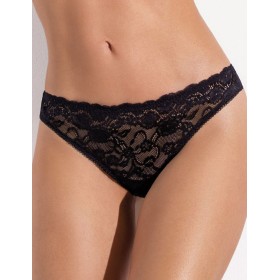 Кружевные трусики бразилиана Sielei ALLURE 2677 nero, Цвет: nero (черный), Размеры: S