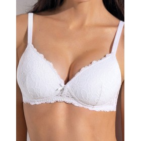 Бюстгальтер пуш-ап без косточек Sielei ALLURE 2676 bianco, Цвет: bianco (белый), Размеры: 75B