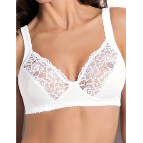 Бюстгальтер мягкий без каркасов Sielei DONNA 940 bianco, Цвет: bianco (белый), Размеры: 75C