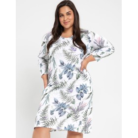 Ночная сорочка из хлопка Taro ARIANA 3015-01, Цвет: белый, Размеры: 2XL