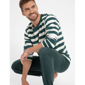 Мужская пижама Taro BLAKE 3080-3081-01, Цвет: зеленый, Размеры: M
