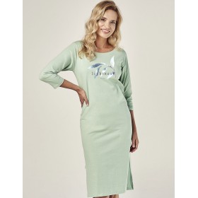 Хлопковая сорочка Taro OLYMPIA 2996-01, Цвет: зеленый, Размеры: S