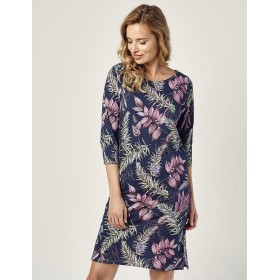 Синяя хлопковая сорочка Taro VIVIAN 2980-01, Цвет: темно-синий, Размеры: M