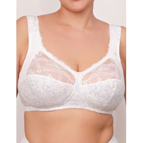 Бюстгальтер из хлопка Valmira 1101/С-1102/C молоко с голубым, Цвет: молоко с голубым, Размеры: 80F