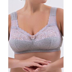 Бюстгальтер из хлопка Valmira 1101/С-1102/C серый с лотосом, Цвет: серый с лотосом, Размеры: 75B