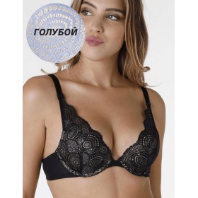 Бюстгальтер пуш-ап Wonderbra W0BHP светло-голубой, Цвет: светло-голубой, Размеры: 75A