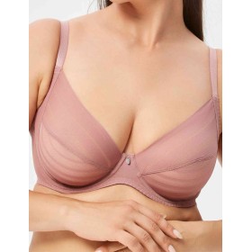 Бюстгальтер-минимайзер мягкий Milavitsa 127630 камелия/нюд, Цвет: камелия/нюд, Размеры: 90C