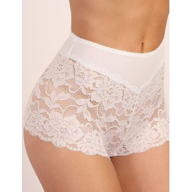 Кружевные трусы шорты Orhideja 283-894 молоко, Цвет: молоко, Размеры: S