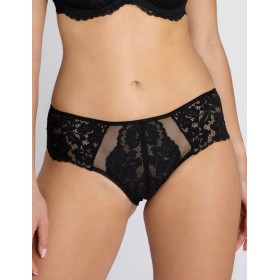Кружевные трусы бразилиана Subtille BELLA braz черный, Цвет: черный, Размеры: S