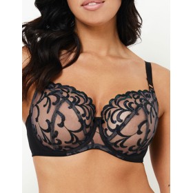 Бюстгальтер мягкая чашка Subtille VENERA soft, Цвет: черный+бежевый, Размеры: 65F