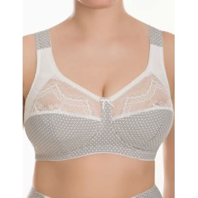 Хлопковый бюстгальтер Valmira 1101/G-1102/G молочная графика, Цвет: молочная графика, Размеры: 80G