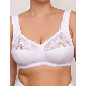 Усиленный хлопковый бюстгальтер Valmira 1104 белый, Цвет: белый, Размеры: 75I