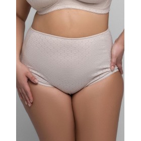 Хлопковые высокие трусы Valmira 2914/A пион ажур, Цвет: пион ажур, Размеры: S