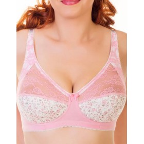 Хлопковый бюстгальтер без косточек Valmira 1202/C иллюзия розы, Цвет: иллюзия розы, Размеры: 85E