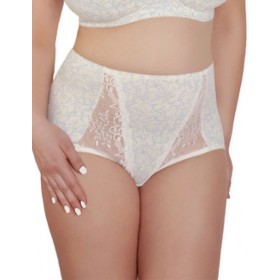 Высокие хлопковые трусы Valmira 2918/C молоко с голубым, Цвет: молоко с голубым, Размеры: 3XL