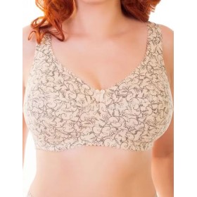 Бюстгальтер на широких лямках Valmira 1121/C бежевый с черным, Цвет: бежевый с черным, Размеры: 85H