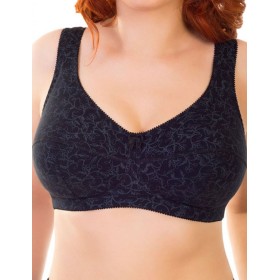 Бюстгальтер на широких лямках Valmira 1121/C черный с серым, Цвет: черный с серым, Размеры: 115D