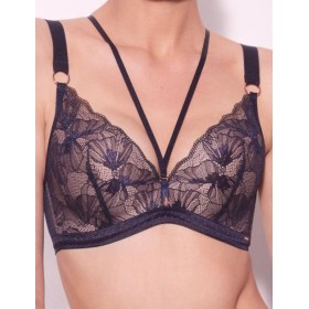 Бюстгальтер супер пуш-ап без косточек Alles VOLARE SUPER P-UP темно-синий, Цвет: темно-синий, Размеры: 60F