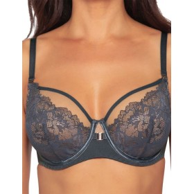 Мягкий кружевной бюстгальтер Ava YUCCA 1938 M графит, Цвет: графит, Размеры: 95E