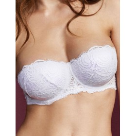 Бюстгальтер фашия Lormar FRIZZANTE FASCIA bianco, Цвет: bianco (белый), Размеры: 75B