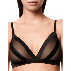 Треугольный бюстгальтер без косточек Lormar INVISIBILE EXTRA nero, Цвет: nero (черный), Размеры: 80B