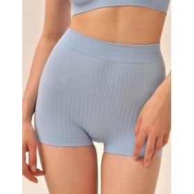 Трусы шорты с высокой посадкой MY BX326 blue sky, Цвет: голубой, Размеры: M