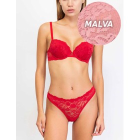Комплект Sielei ALLURE 2680+2673 пуш-ап стринги malva, Цвет: malva (лиловый), Размеры: 75B