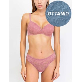 Комплект Sielei ALLURE 2688+2677 балконет бразилиана ottanio, Цвет: ottanio (бирюзовый), Размеры: 75C