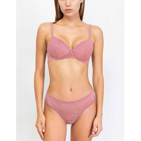 Комплект Sielei ALLURE 2688+2677 балконет бразилиана malva, Цвет: malva (лиловый), Размеры: 75C
