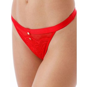 Трусы стринги Coquette Revue DOTS 67114-28, Цвет: красный, Размеры: 2XL