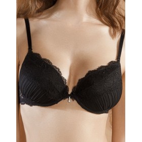 Бюстгальтер пуш-ап гель Mioocchi GISELLE 8140 nero, Цвет: nero (черный), Размеры: 75B