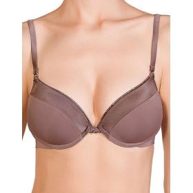 Бюстгальтер с пуш-ап гелем Mioocchi CRYSTALL 7735 stone, Цвет: stone (кофейный), Размеры: 75A
