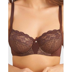 Бюстгальтер мягкий VOVA WISH V98410 коричневый, Цвет: коричневый, Размеры: 85E